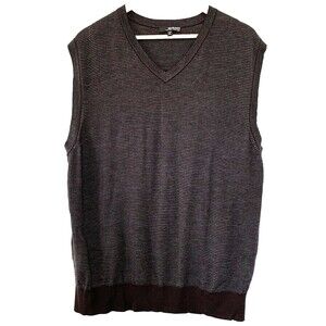 Murano Extra Fine Merino Wool Vest Mens XL Preppy Grandpa Academia